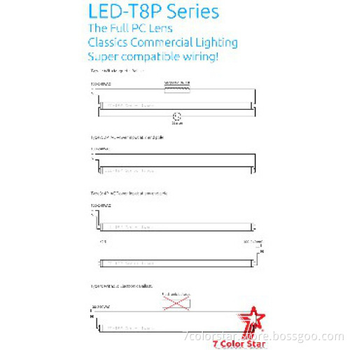 24W Plastic LED Light Tube with CRI> 80